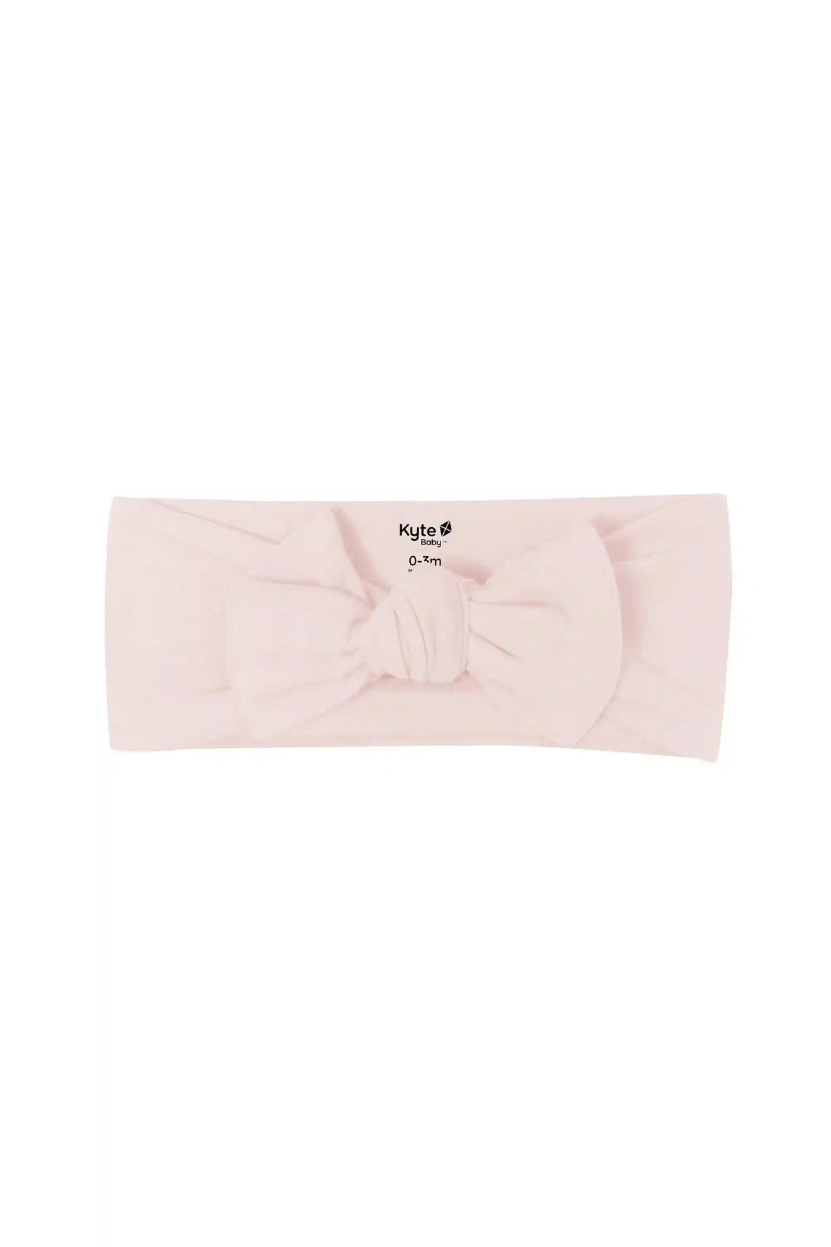 Knotted Bow Headband in Blush