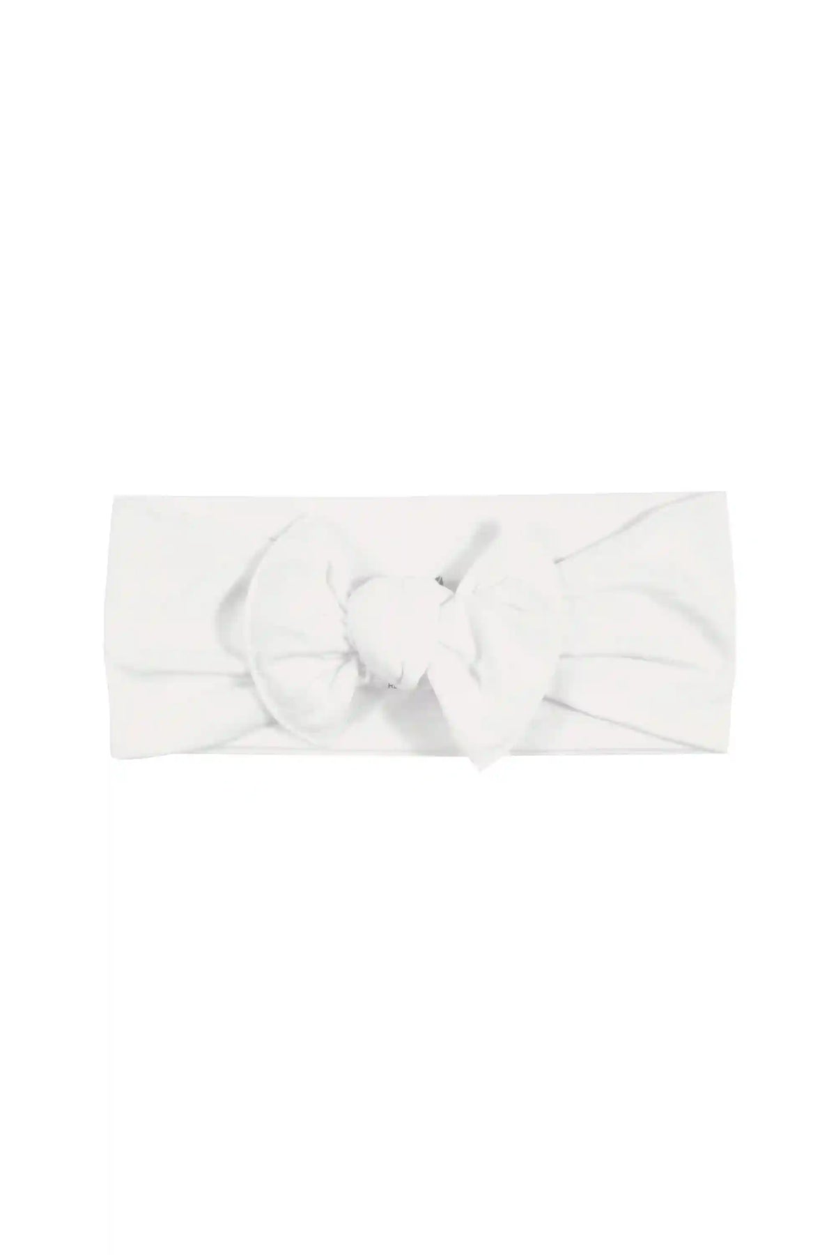 Knotted Bow Headband in Cloud