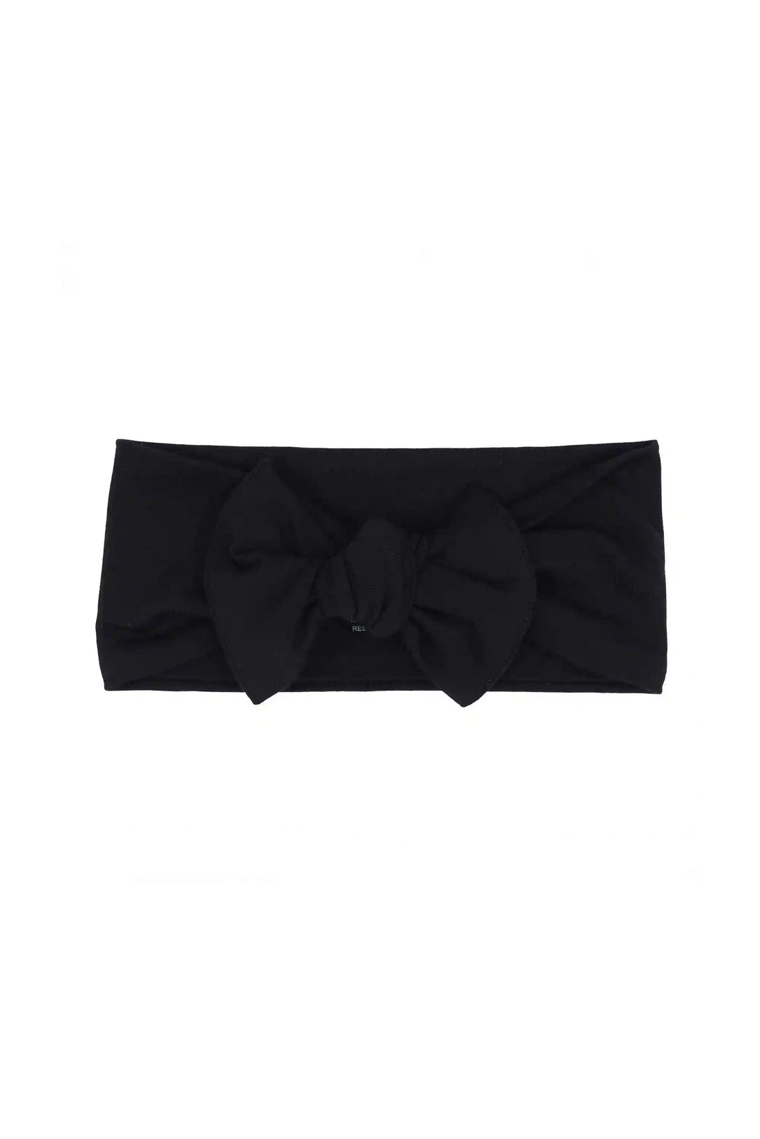 Knotted Bow Headband in Midnight