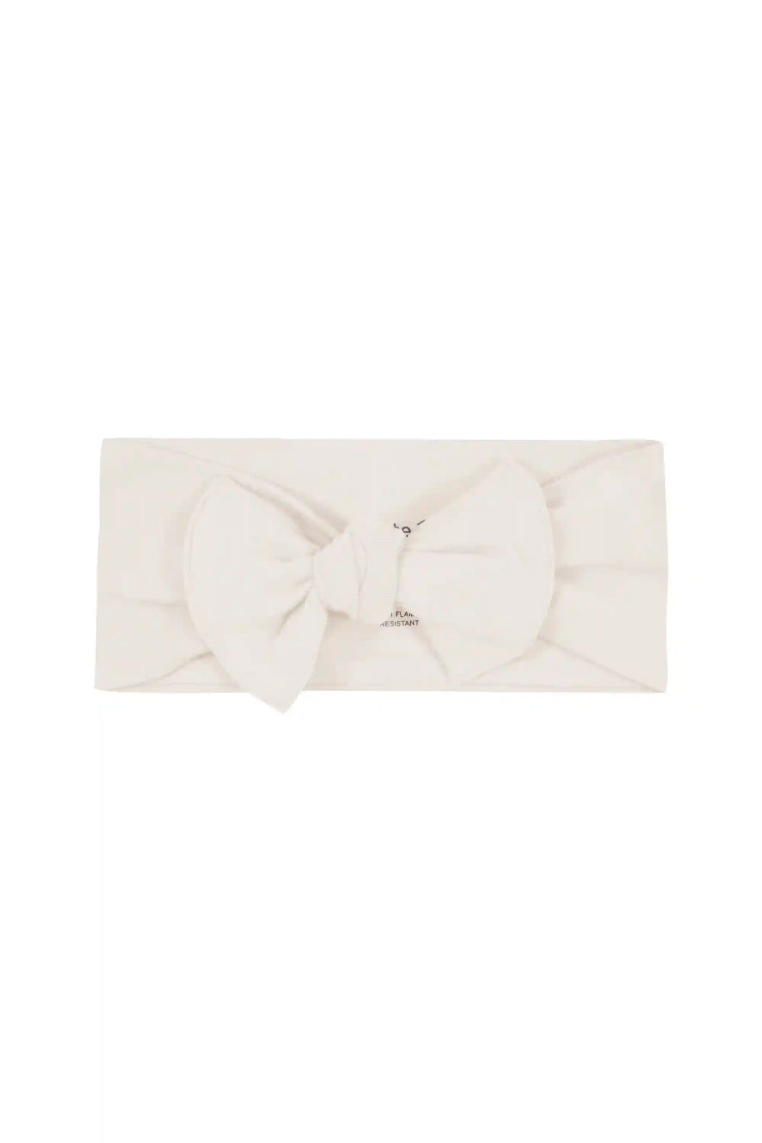 Knotted Bow Headband in Oat