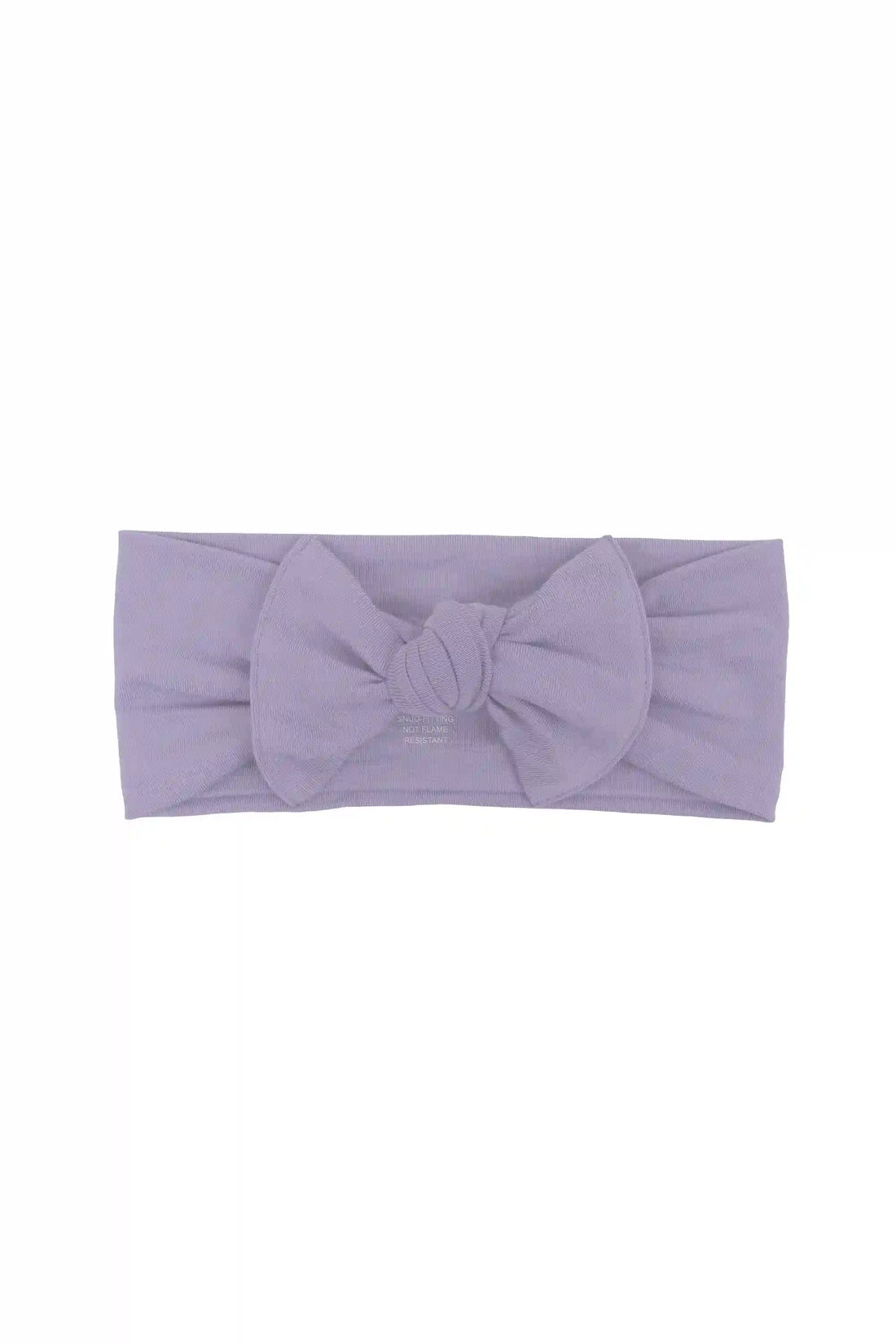 Knotted Bow Headband in Taro