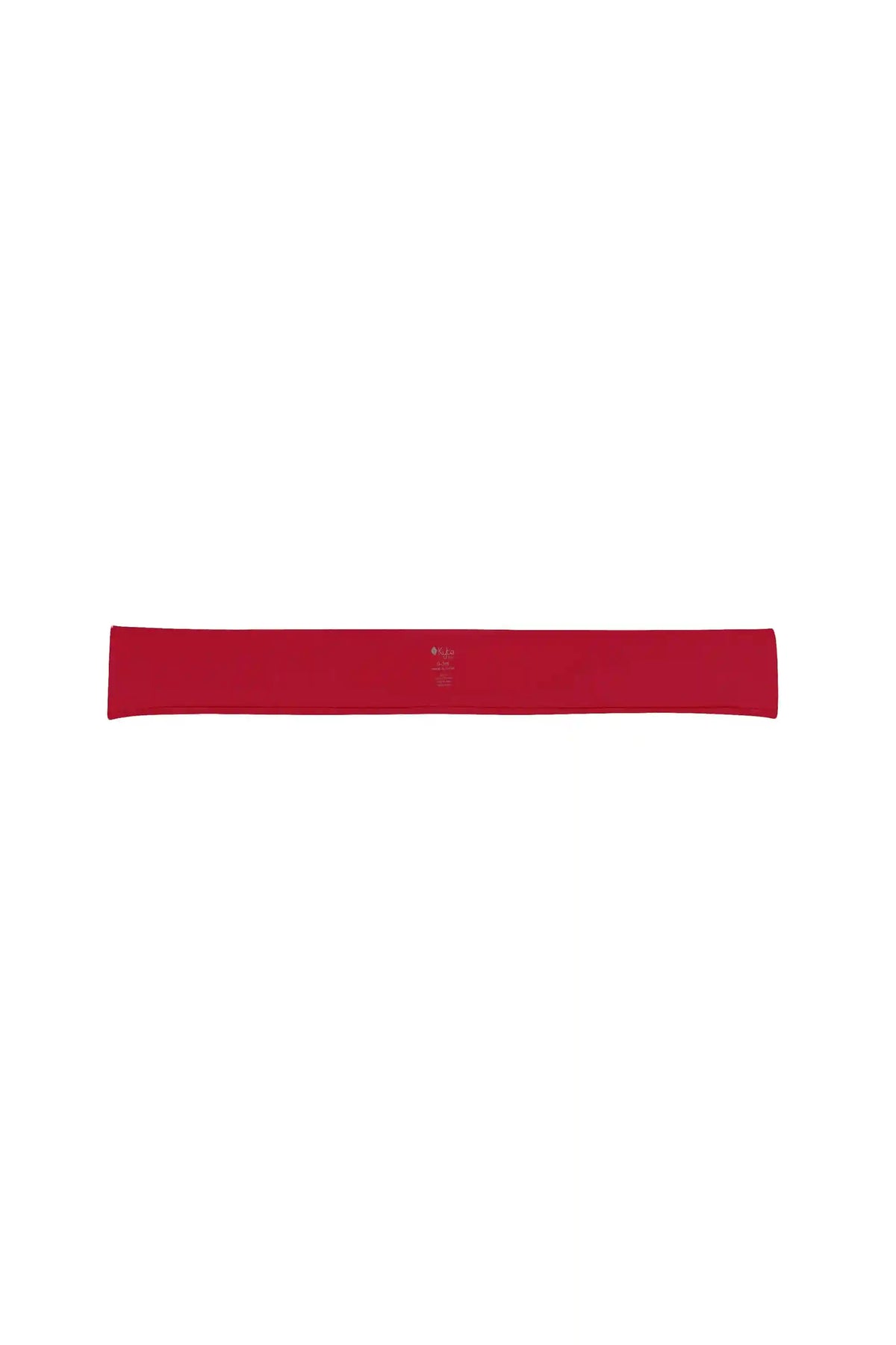 Knotted Bow Headband in Cardinal