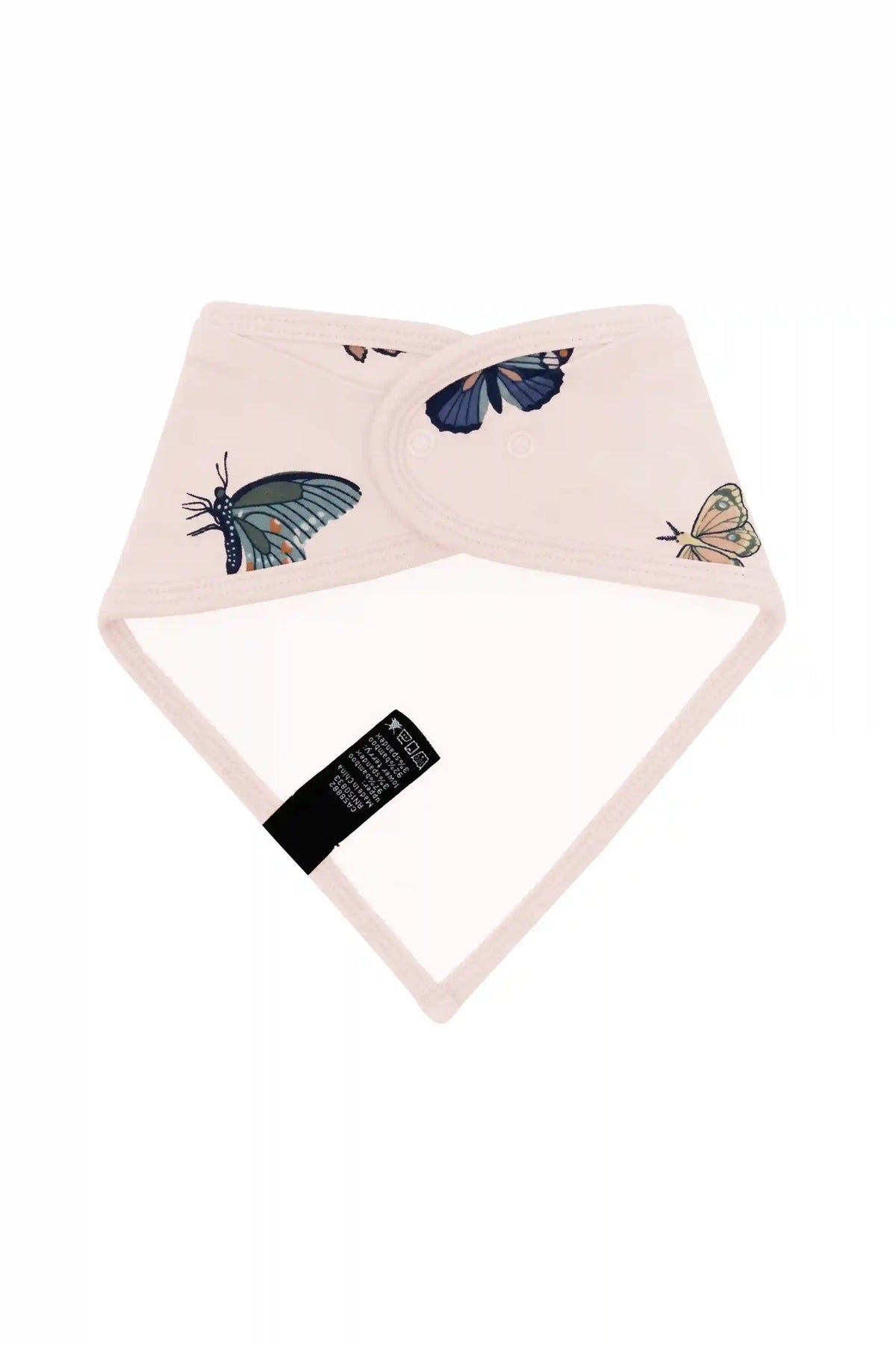 Bib in Blush Butterfly
