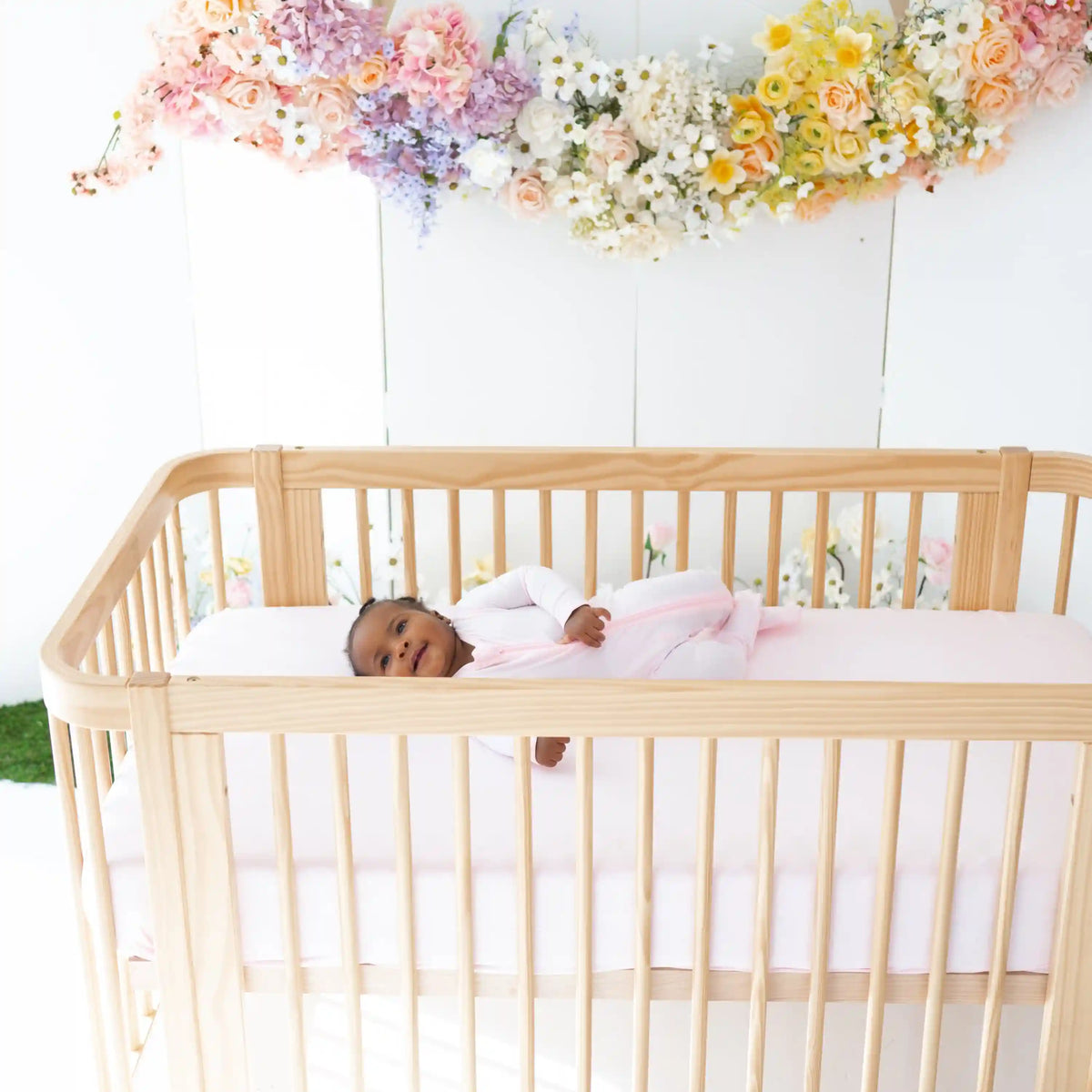 Crib Sheet in Sakura