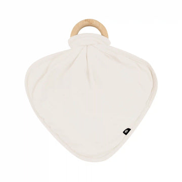 Lovey in Oat with Removable Wooden Teething Ring