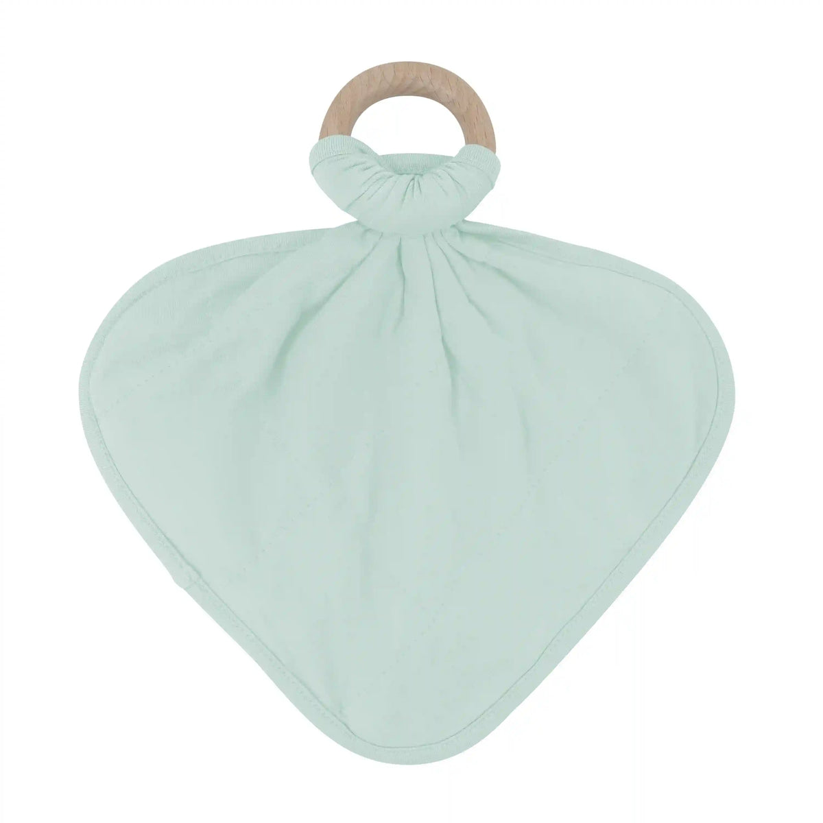 Lovey in Sage with Removable Wooden Teething Ring