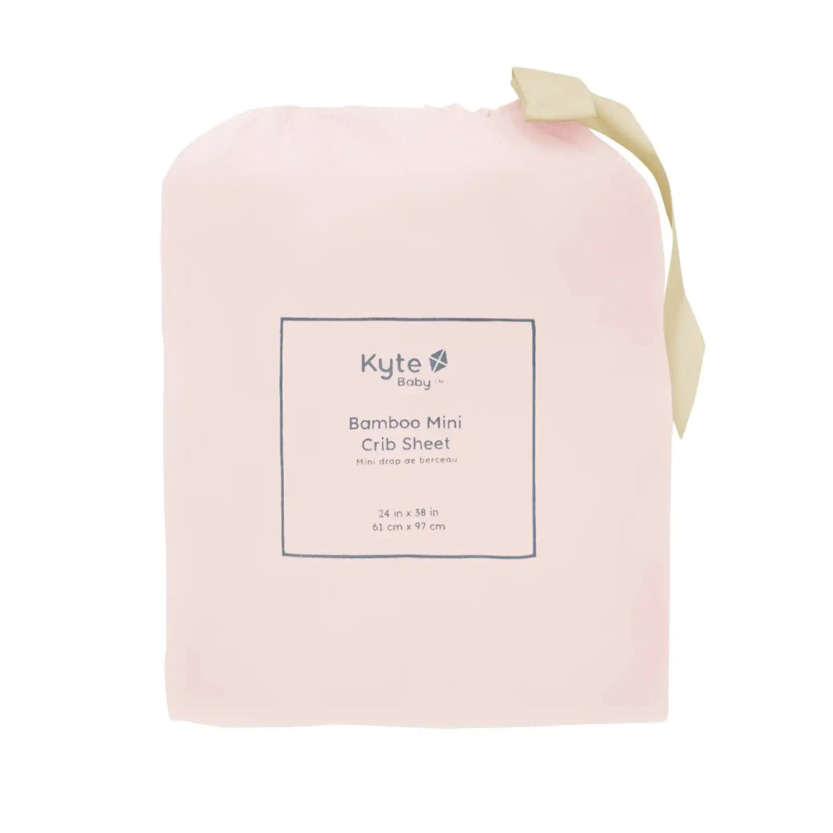 Mini Crib Sheet in Blush