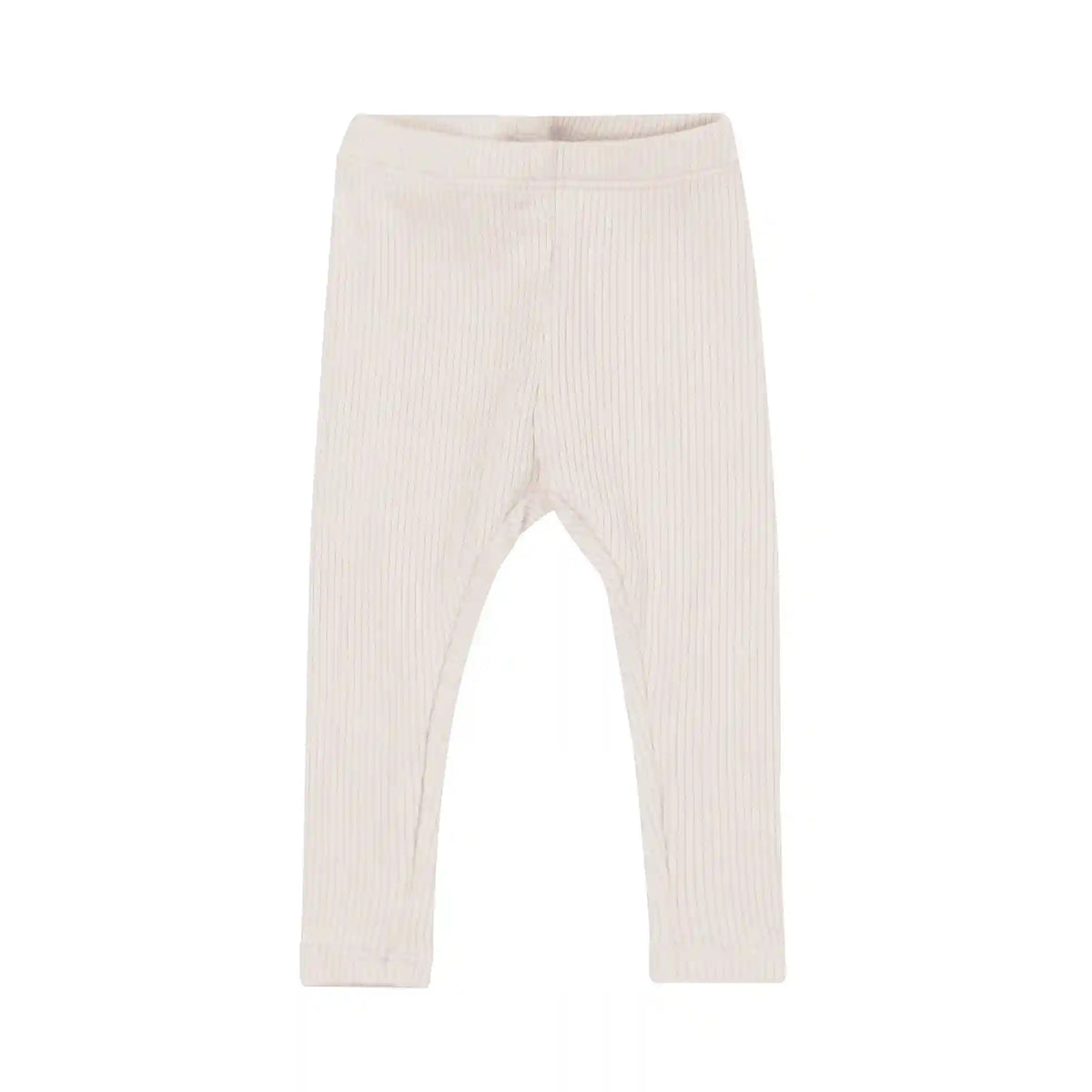 Ribbed Leggings in Oat