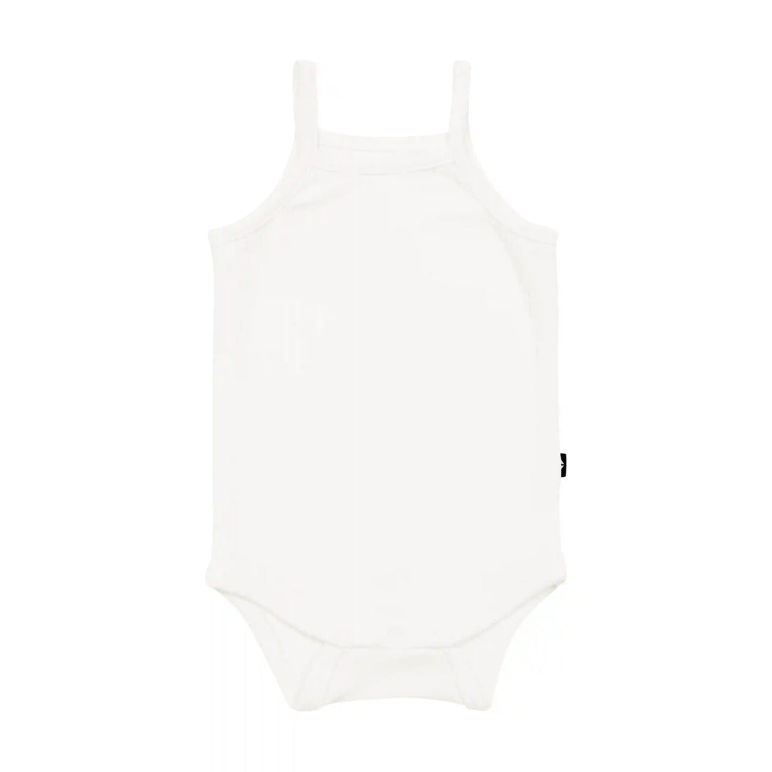 Ribbed Spaghetti Strap Bodysuit in Cloud