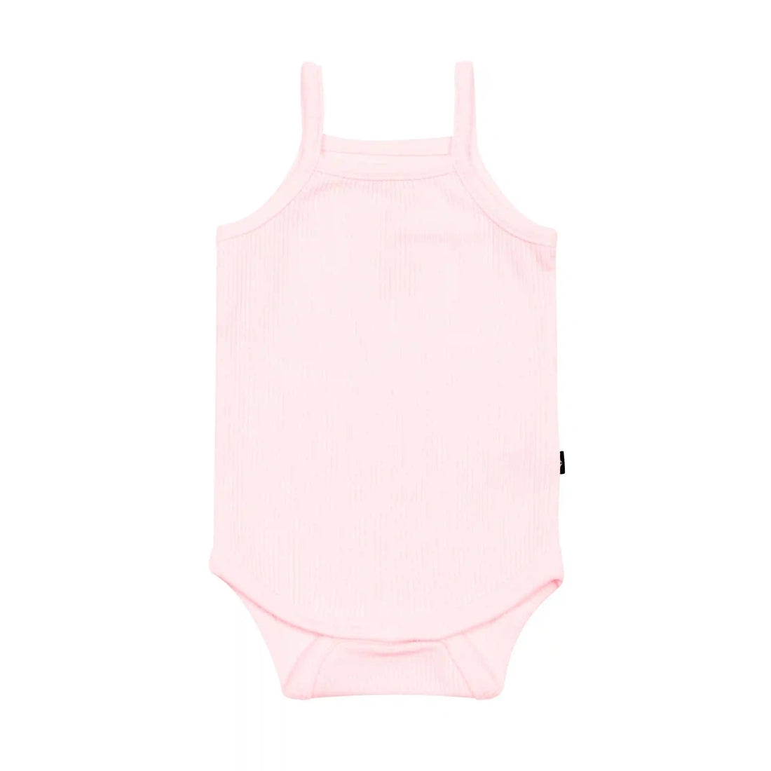 Ribbed Spaghetti Strap Bodysuit in Sakura