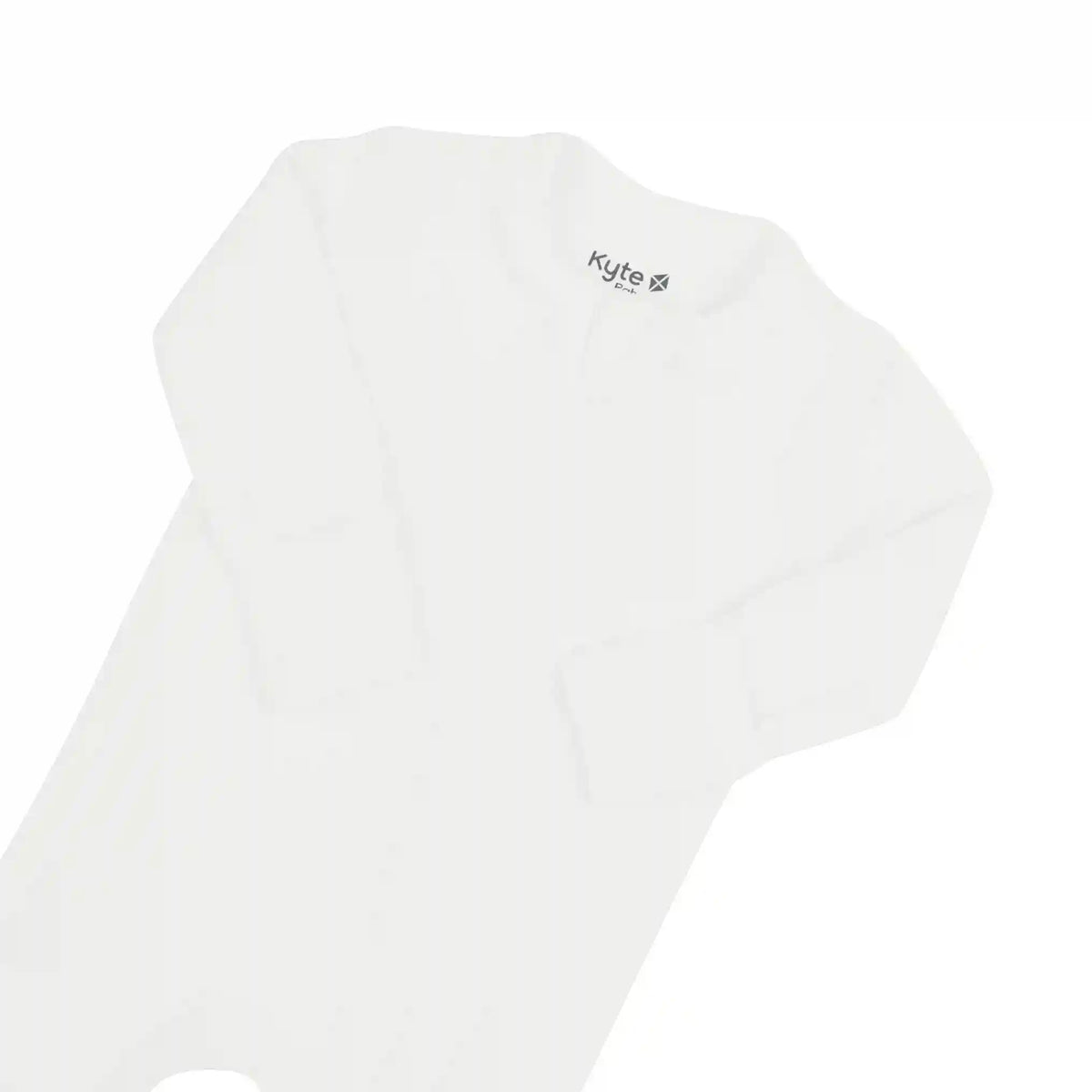 Ribbed Zipper Footie in Cloud