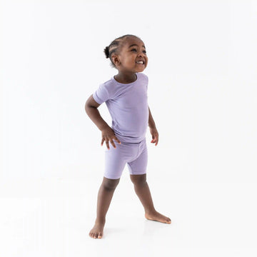 Short Sleeve Pajamas in Taro
