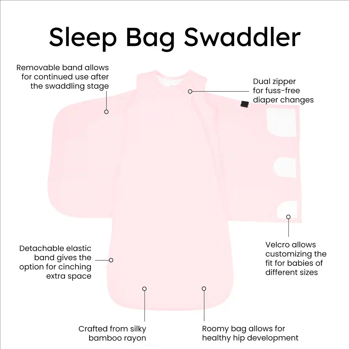 Sleep Bag Swaddler in Sakura 1.0