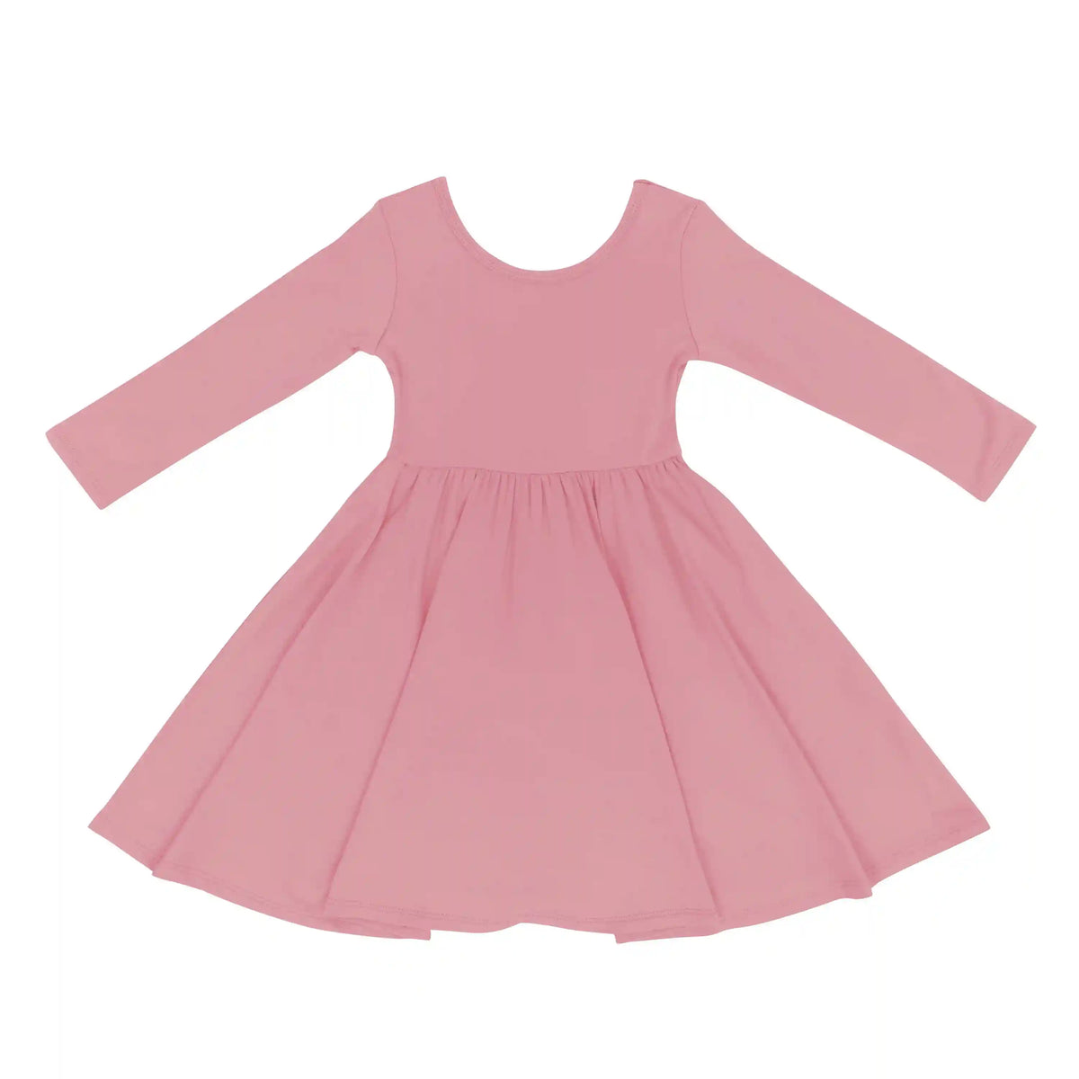Long Sleeve Twirl Dress in Apple Blossom