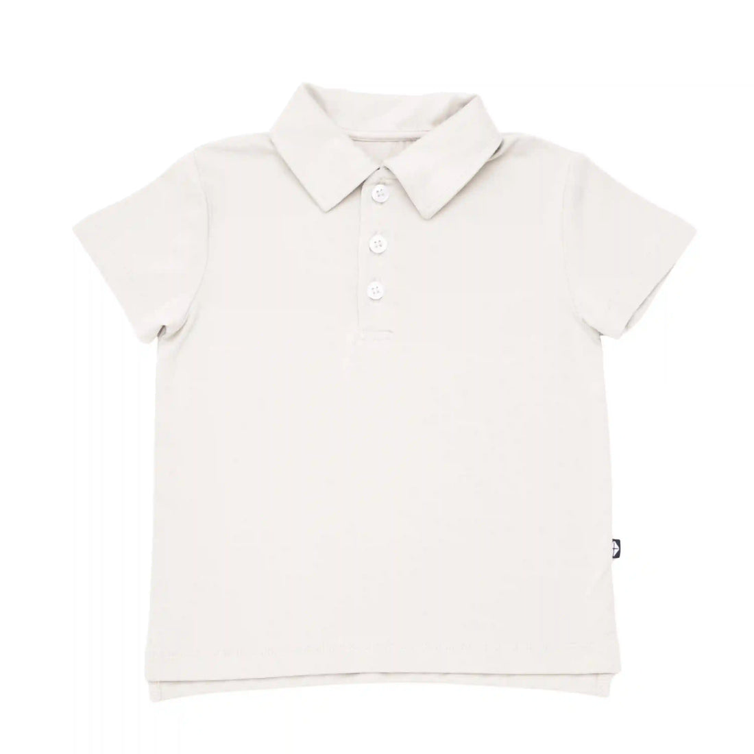 Toddler Short Sleeve Polo in Oat