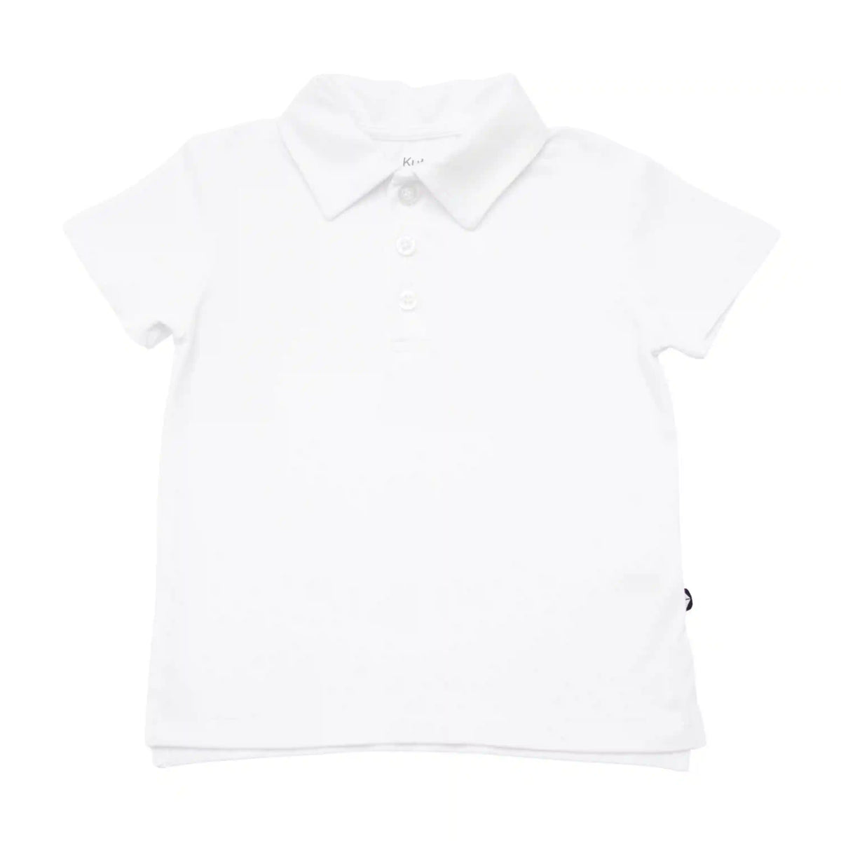 Toddler Short Sleeve Polo in Snow