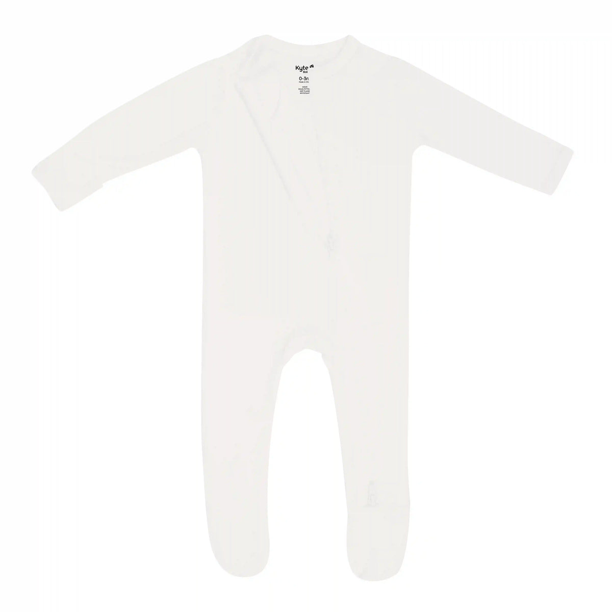 Zippered Footie in Cloud