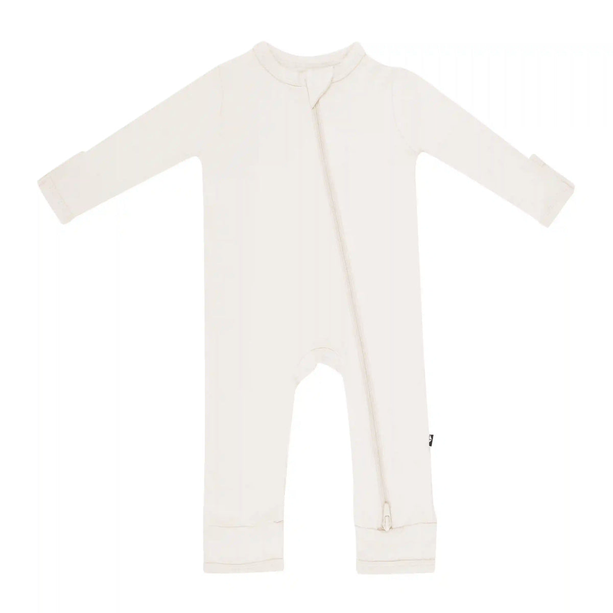 Zippered Romper in Oat
